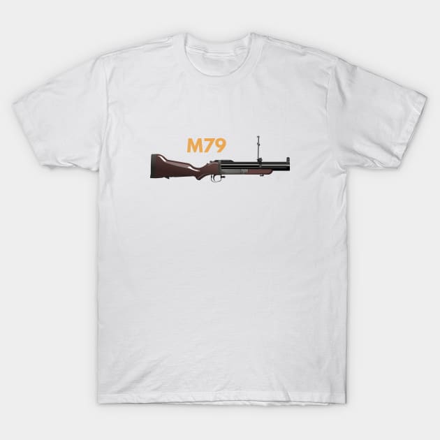 M79 American Grenade Launcher T-Shirt by NorseTech